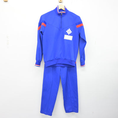 【中古】千葉県 下貝塚中学校 女子制服 2点 (ジャージ 上・ジャージ 下) sf100623