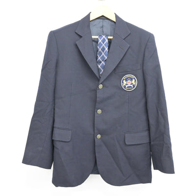 【中古】千葉県 わせがく高等学校 男子制服 2点 (ブレザー) sf100630