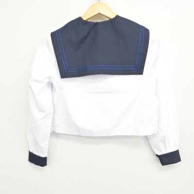 【中古】北海道 札幌真栄高等学校 女子制服 2点 (セーラー服) sf100642