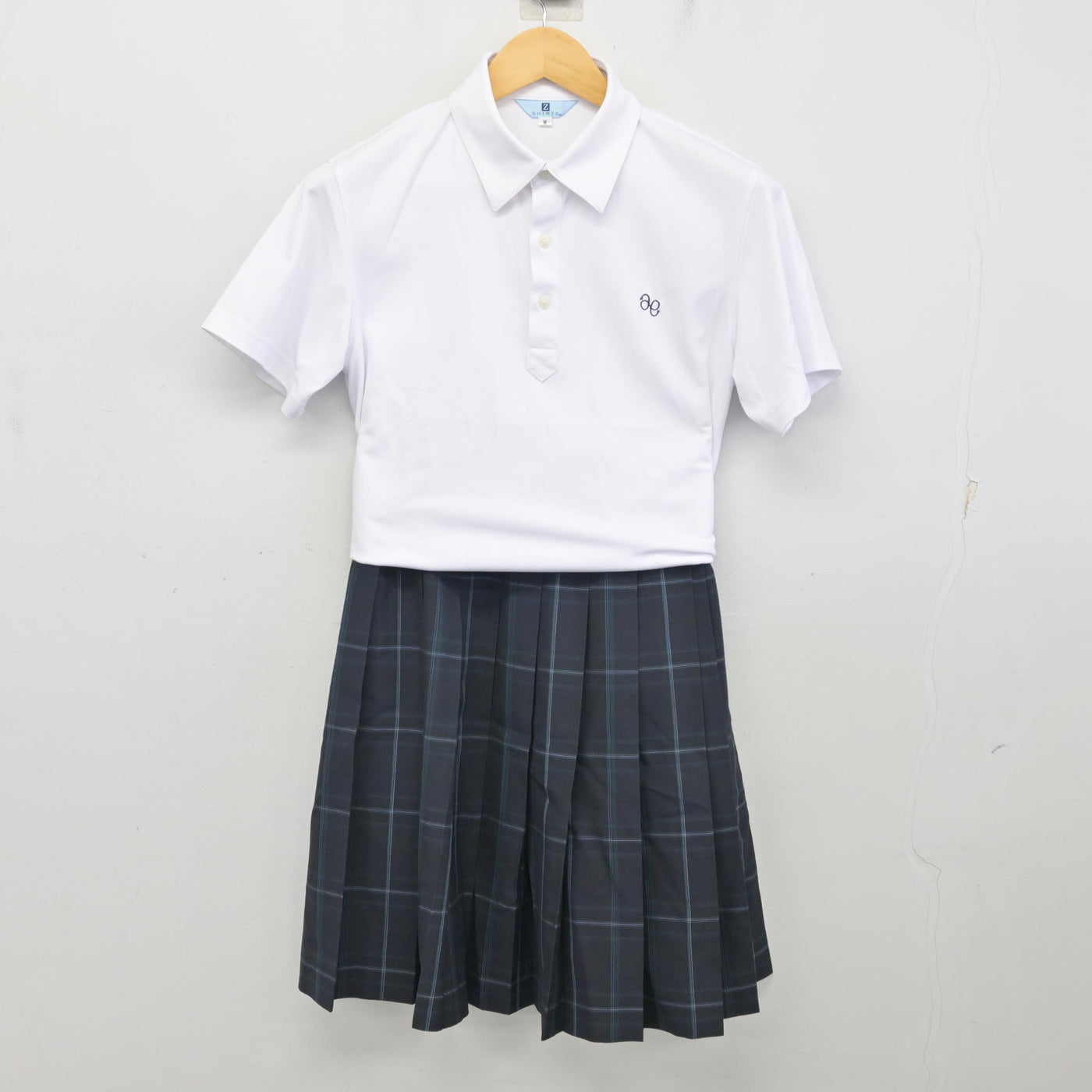 【中古】神奈川県 宮前平中学校 女子制服 2点 (シャツ・スカート) sf100655