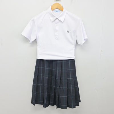 【中古】神奈川県 宮前平中学校 女子制服 2点 (シャツ・スカート) sf100655
