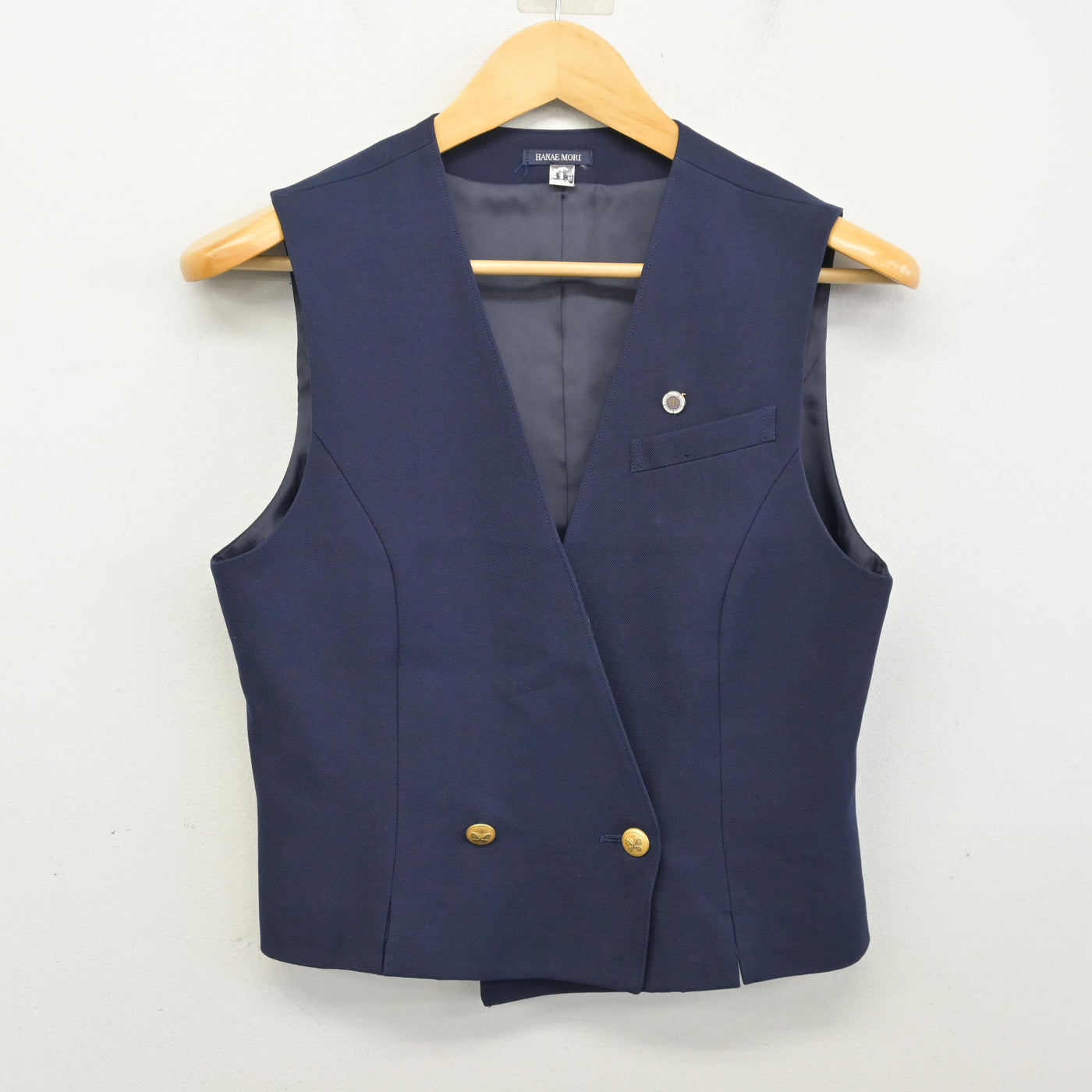 【中古】広島県 安田女子中学校 女子制服 3点 (ベスト・スカート) sf100658