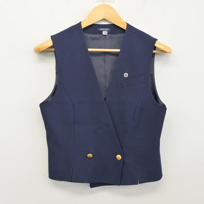 【中古】広島県 安田女子中学校 女子制服 3点 (ベスト・スカート) sf100658