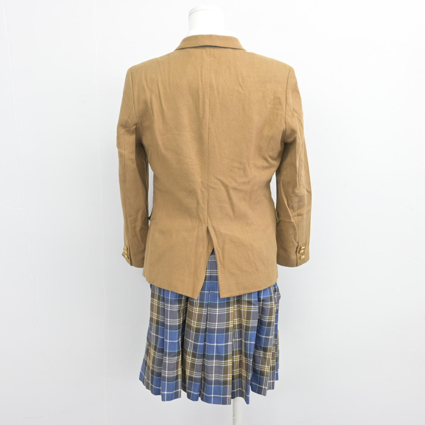 【中古】東京都 品川女子学院中等部 女子制服 5点 (ブレザー・ニット・シャツ・スカート) sf100663