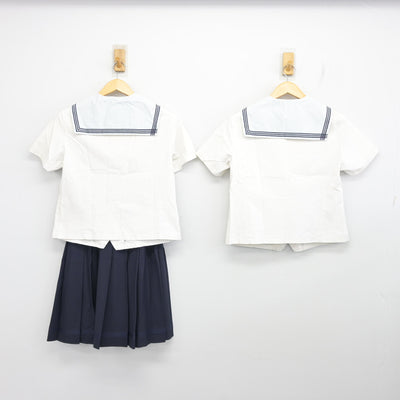 【中古】長崎県 活水高等学校 女子制服 3点 (セーラー服・スカート) sf100674