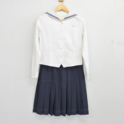 【中古】長崎県 活水高等学校 女子制服 3点 (ブレザー・セーラー服・スカート) sf100675