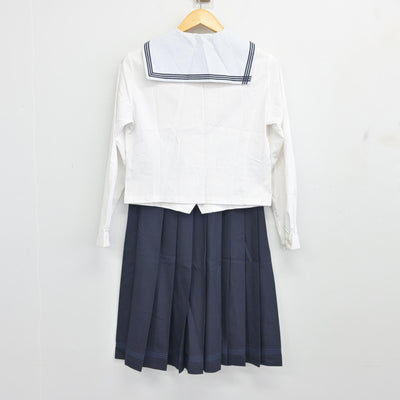 【中古】長崎県 活水高等学校 女子制服 3点 (ブレザー・セーラー服・スカート) sf100675