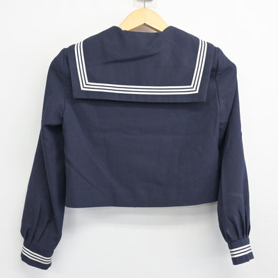 【中古】鳥取県 境港市立第三中学校 女子制服 3点 (セーラー服・スカート) sf100681