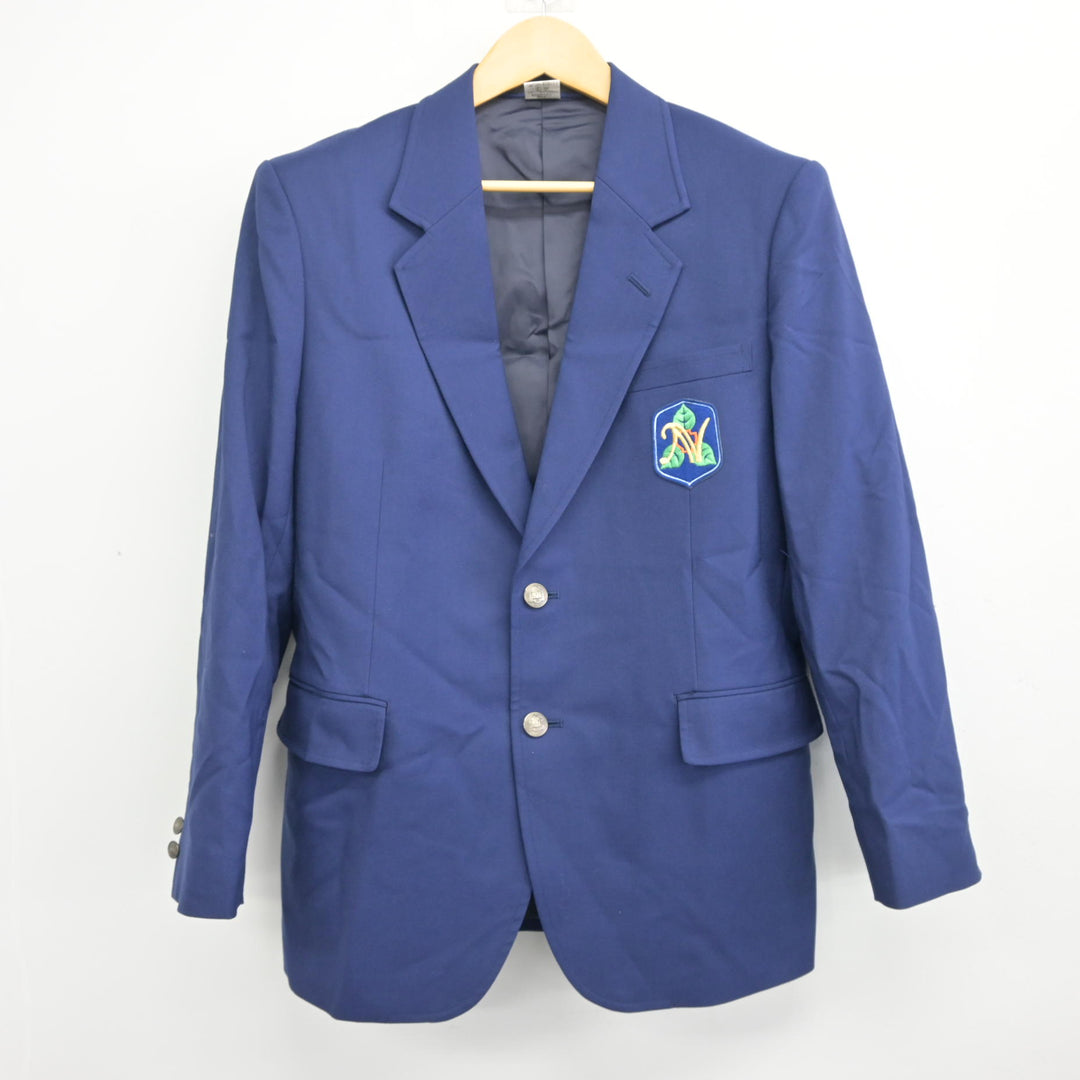 中古】埼玉県 南陵中学校 男子制服 2点 (ブレザー・ズボン) sf100694