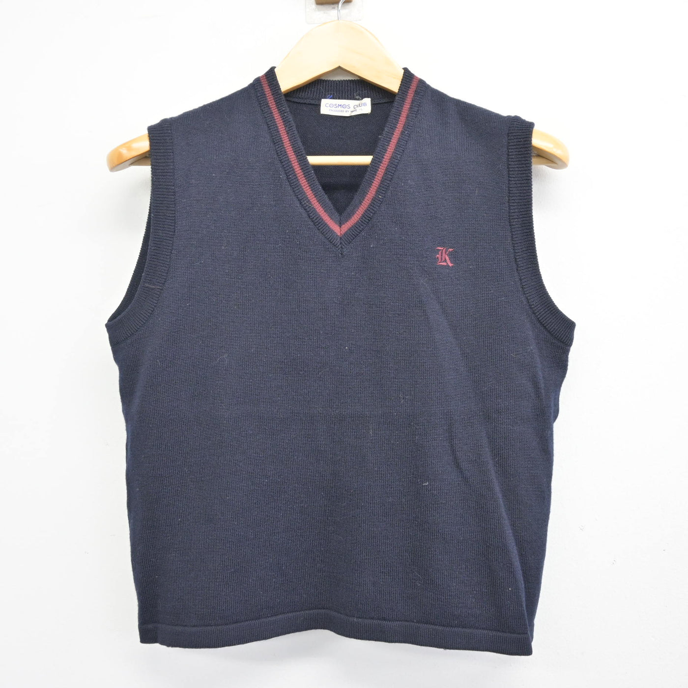 【中古】静岡県 浜松開誠館高等学校 女子制服 2点 (ニットベスト・スカート) sf100705