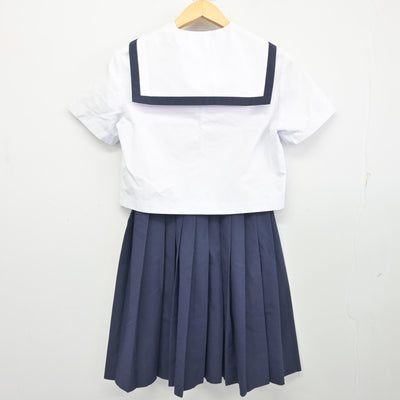 【中古】大分県 臼杵高等学校 女子制服 3点 (セーラー服・スカート) sf100708
