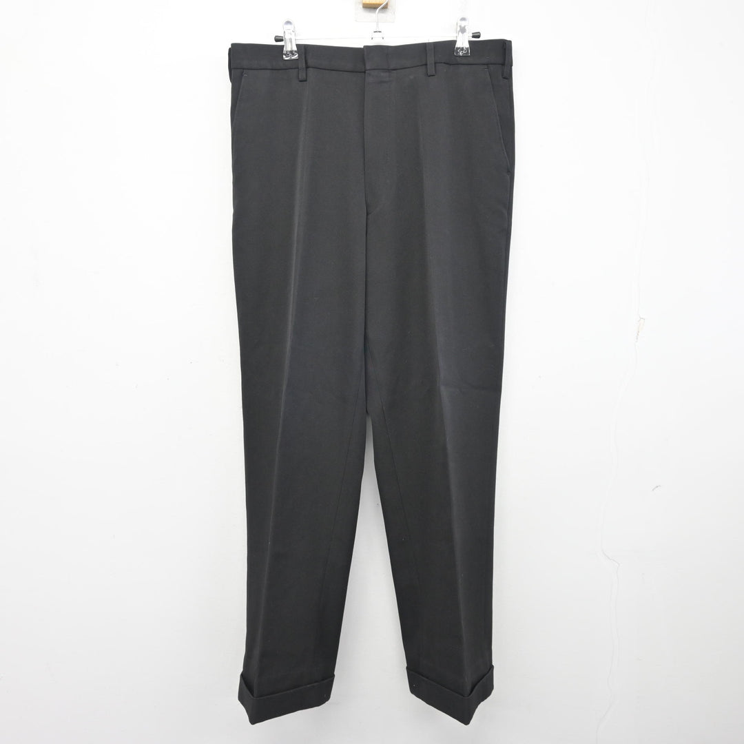 中古】福岡県 小倉高等学校 男子制服 3点 (学ラン・ズボン) sf100718