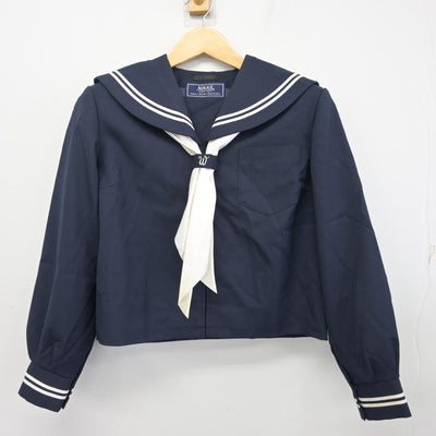 【中古】山梨県 若草中学校 女子制服 3点 (セーラー服・スカート) sf100731