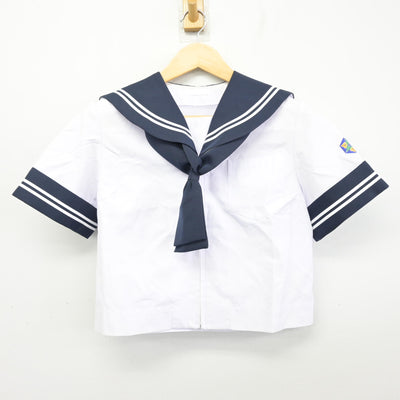 【中古】山梨県 若草中学校 女子制服 3点 (セーラー服・スカート) sf100732