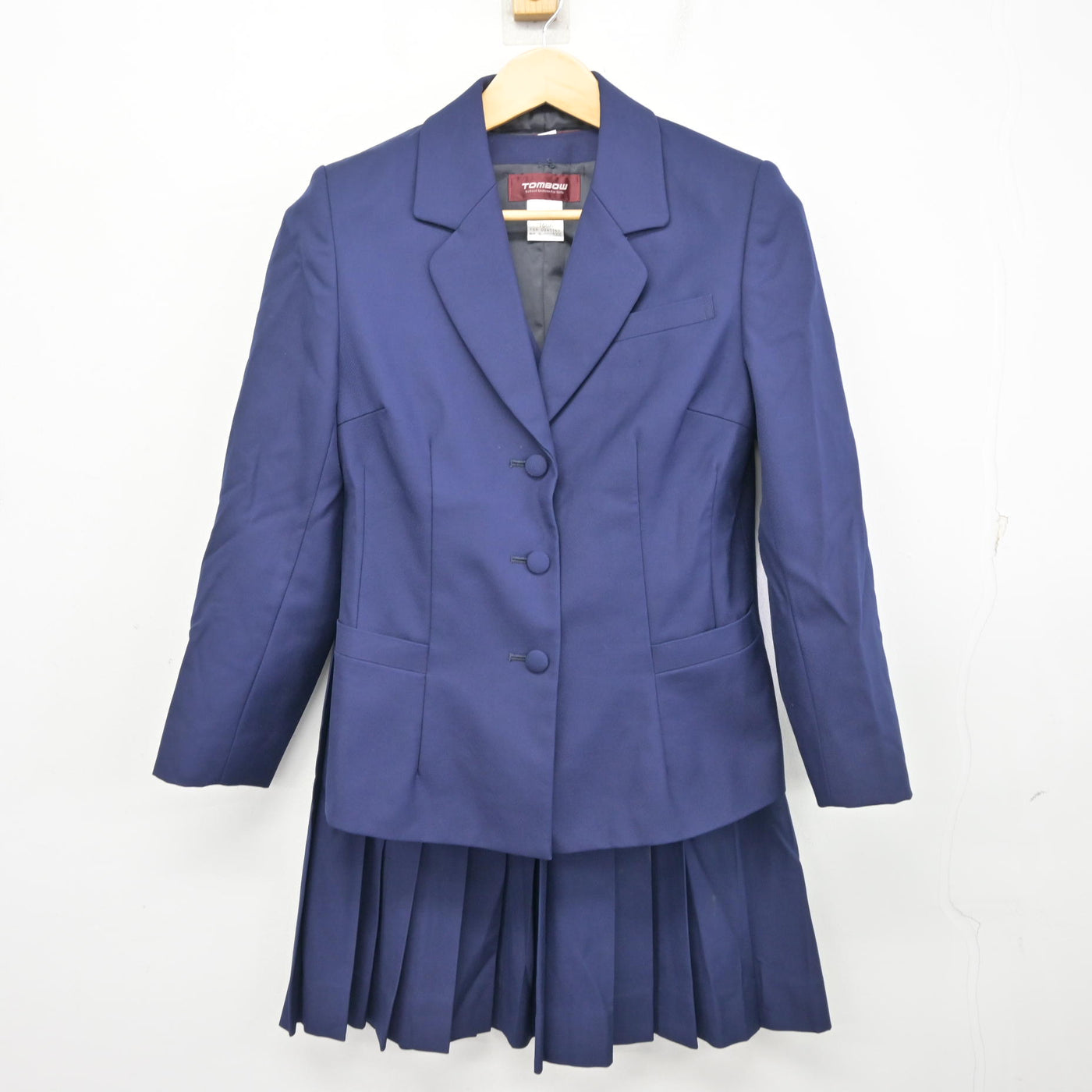 【中古】千葉県 千葉高等学校 女子制服 3点 (ブレザー・ベスト・スカート) sf100733