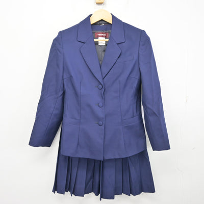 【中古】千葉県 千葉高等学校 女子制服 3点 (ブレザー・ベスト・スカート) sf100733