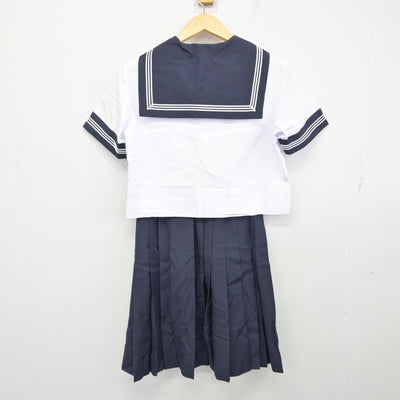 【中古】東京都 豊島岡女子学園高等学校 女子制服 2点 (セーラー服・スカート) sf100735