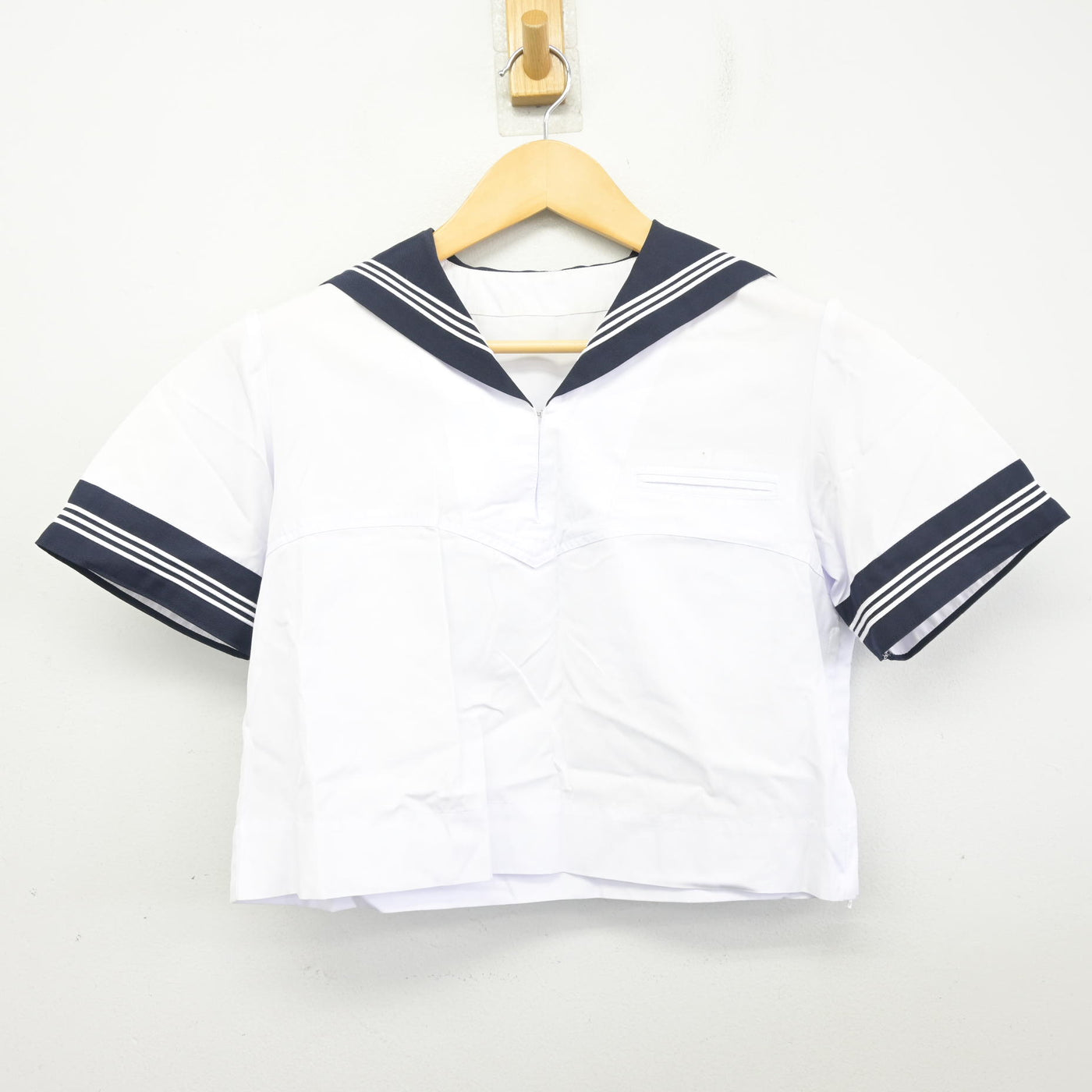 【中古】東京都 豊島岡女子学園高等学校 女子制服 2点 (セーラー服・スカート) sf100735