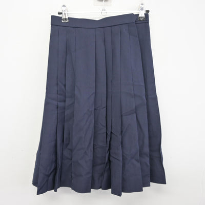 【中古】東京都 豊島岡女子学園高等学校 女子制服 2点 (セーラー服・スカート) sf100735
