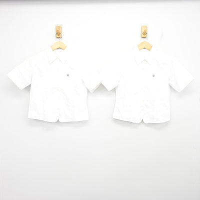 【中古】奈良県 奈良北高等学校 女子制服 3点 (シャツ・スカート) sf100747
