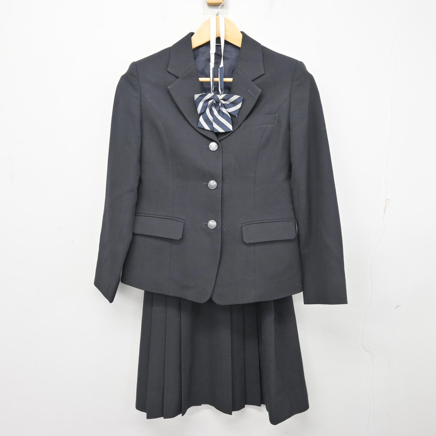 【中古】奈良県 奈良北高等学校 女子制服 3点 (ブレザー・スカート) sf100748