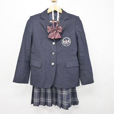 【中古】埼玉県 わせがく夢育高等学校 女子制服 4点 (ブレザー・スカート) sf100749