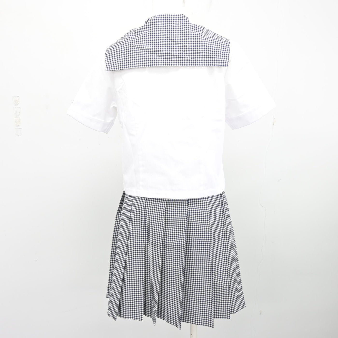 【中古】埼玉県 武蔵越生高等学校 女子制服 4点 (セーラー服・スカート) sf100753