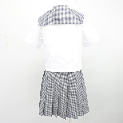 【中古】埼玉県 武蔵越生高等学校 女子制服 4点 (セーラー服・スカート) sf100753