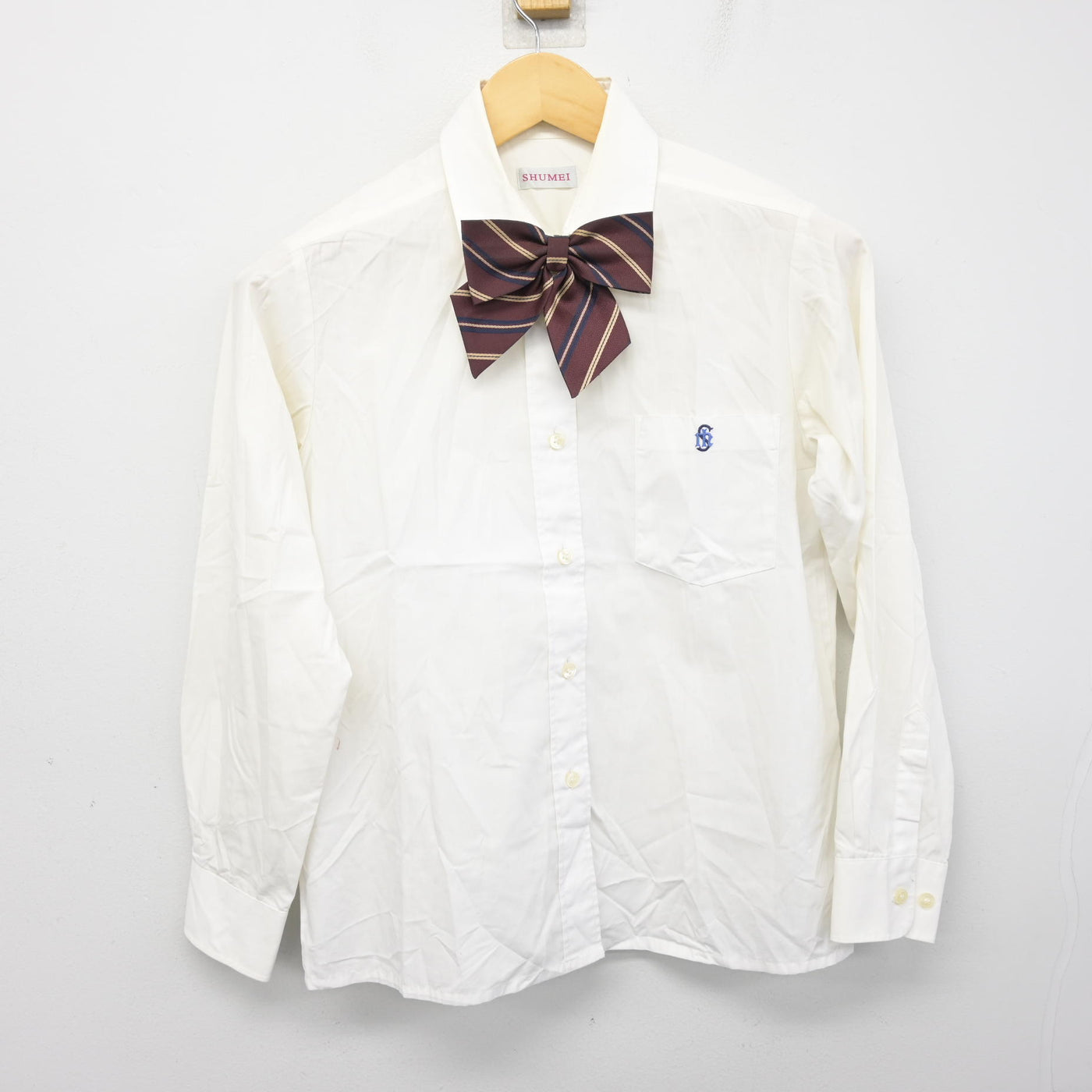 【中古】埼玉県 秀明英光高等学校 女子制服 4点 (ブレザー・シャツ・スカート) sf100790