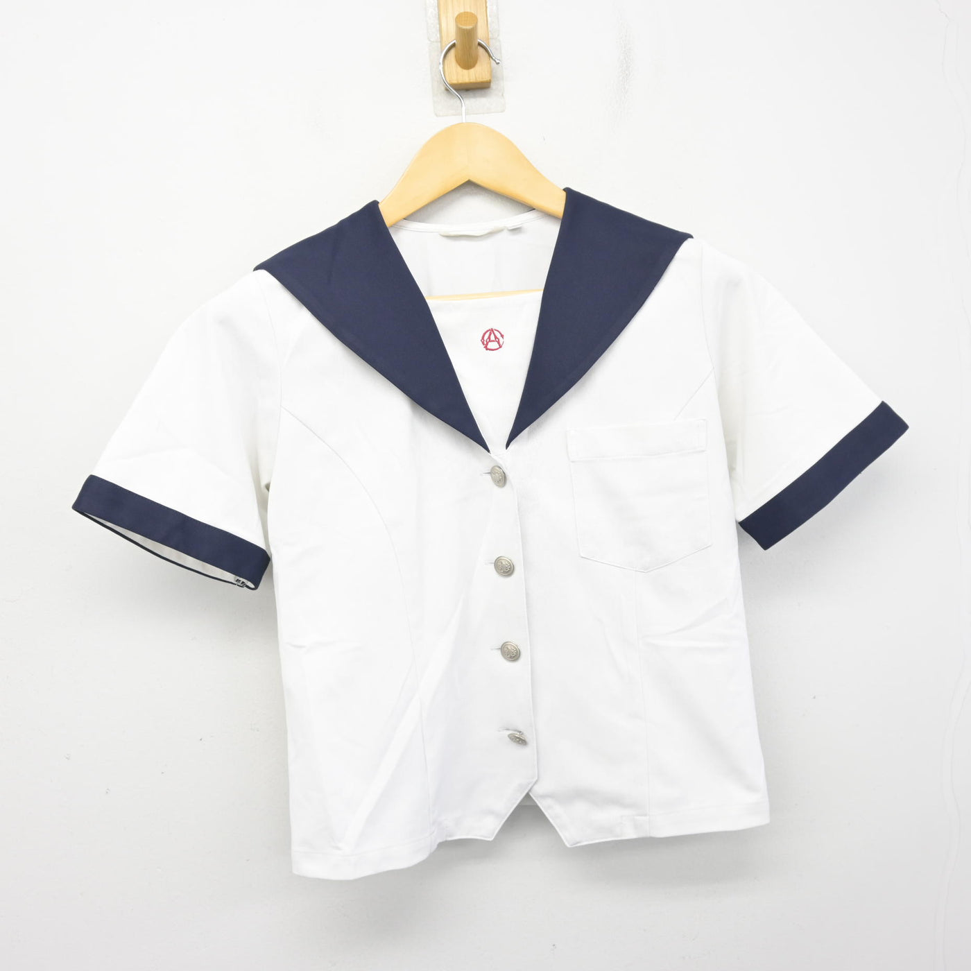 【中古】愛知県 名古屋商業高等学校 女子制服 2点 (セーラー服・スカート) sf100812