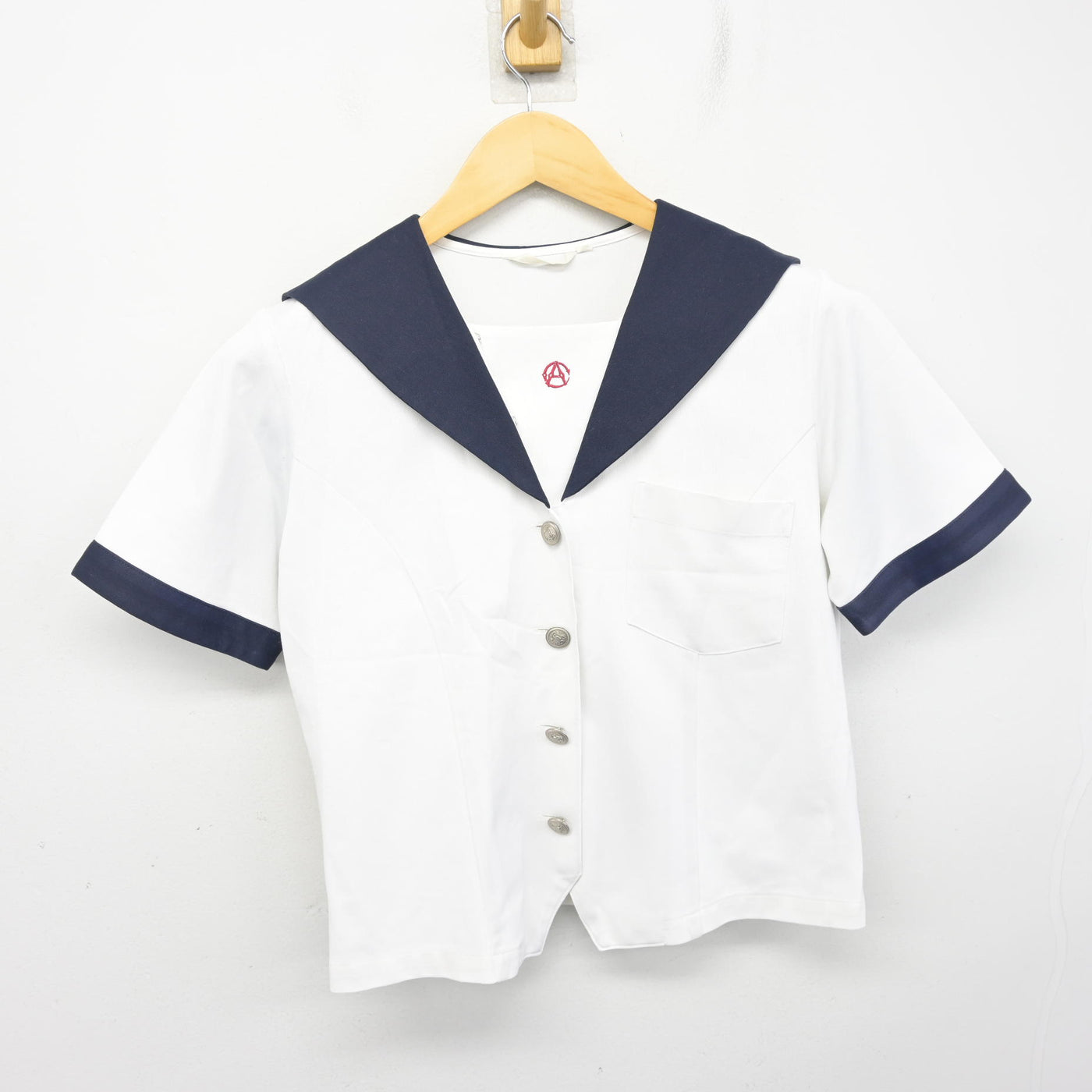 【中古】愛知県 名古屋商業高等学校 女子制服 2点 (シャツ・セーラー服) sf100813