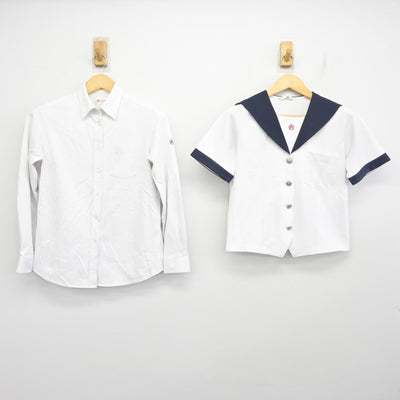 【中古】愛知県 名古屋商業高等学校 女子制服 2点 (シャツ・セーラー服) sf100816