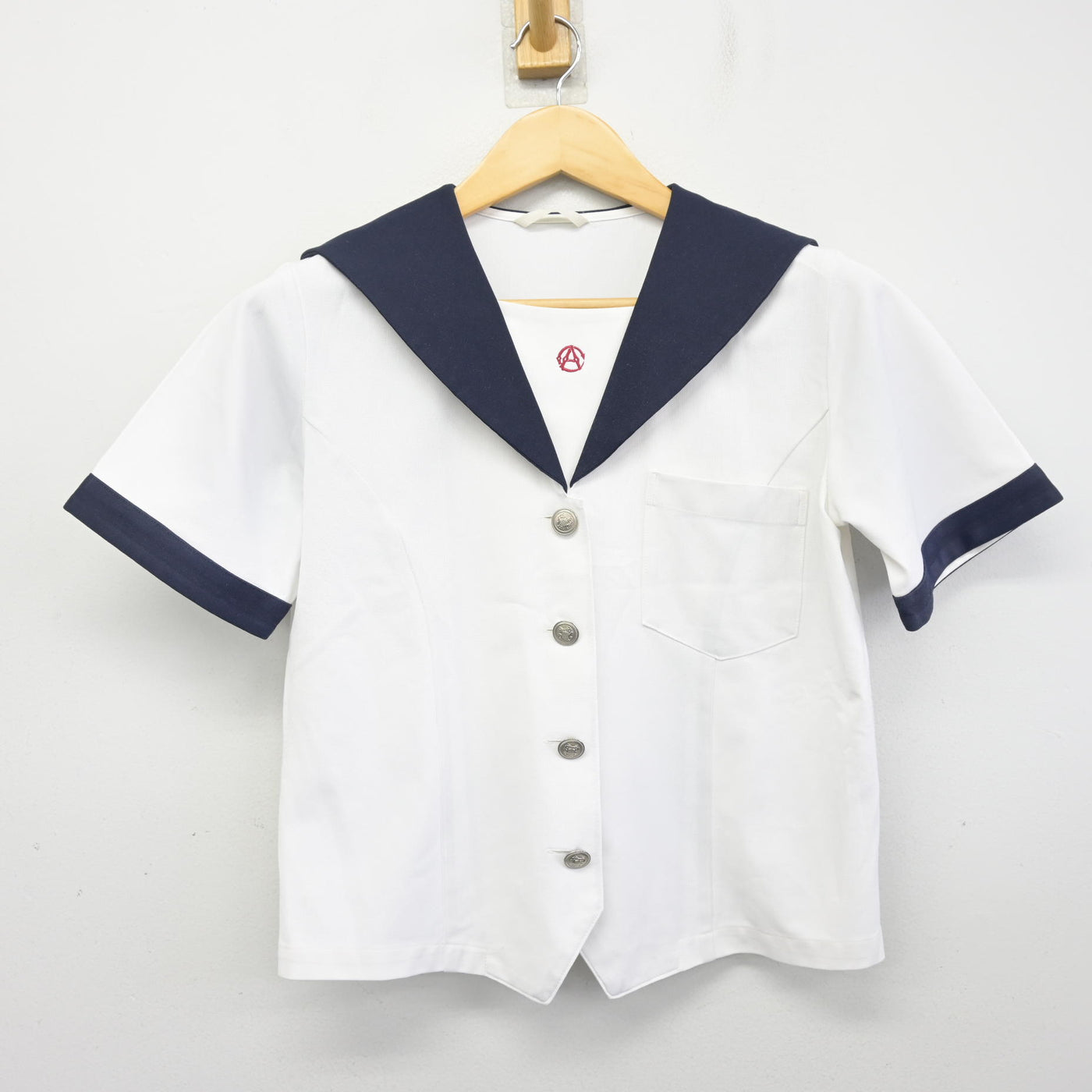 【中古】愛知県 名古屋商業高等学校 女子制服 2点 (シャツ・セーラー服) sf100816