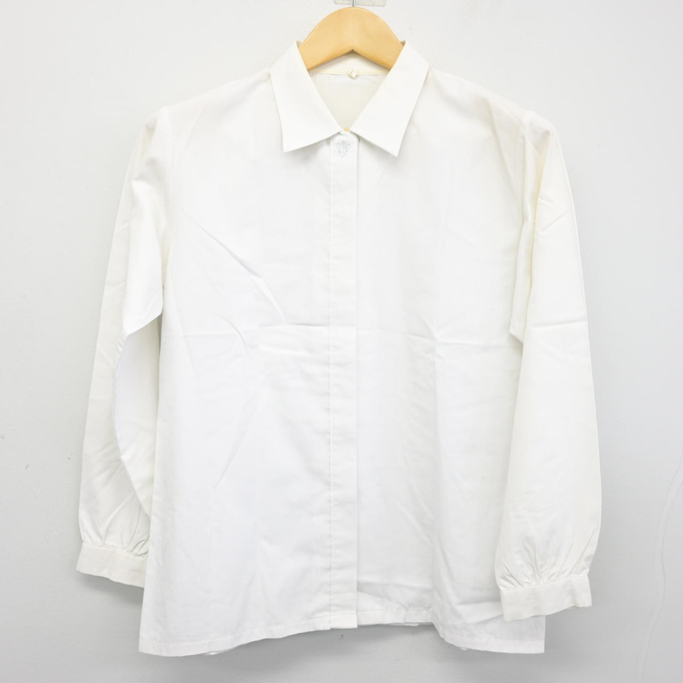 【中古】京都府 京都聖母学院高等学校 女子制服 2点 (ニット・シャツ) sf100833