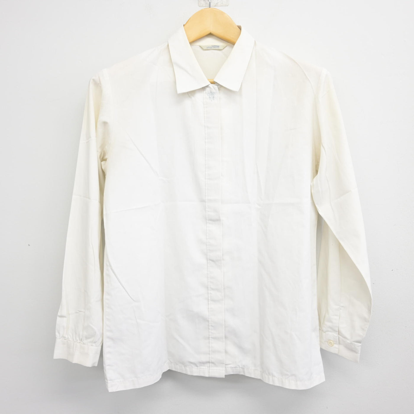 【中古】京都府 京都聖母学院高等学校 女子制服 2点 (ジャンパースカート・シャツ) sf100834
