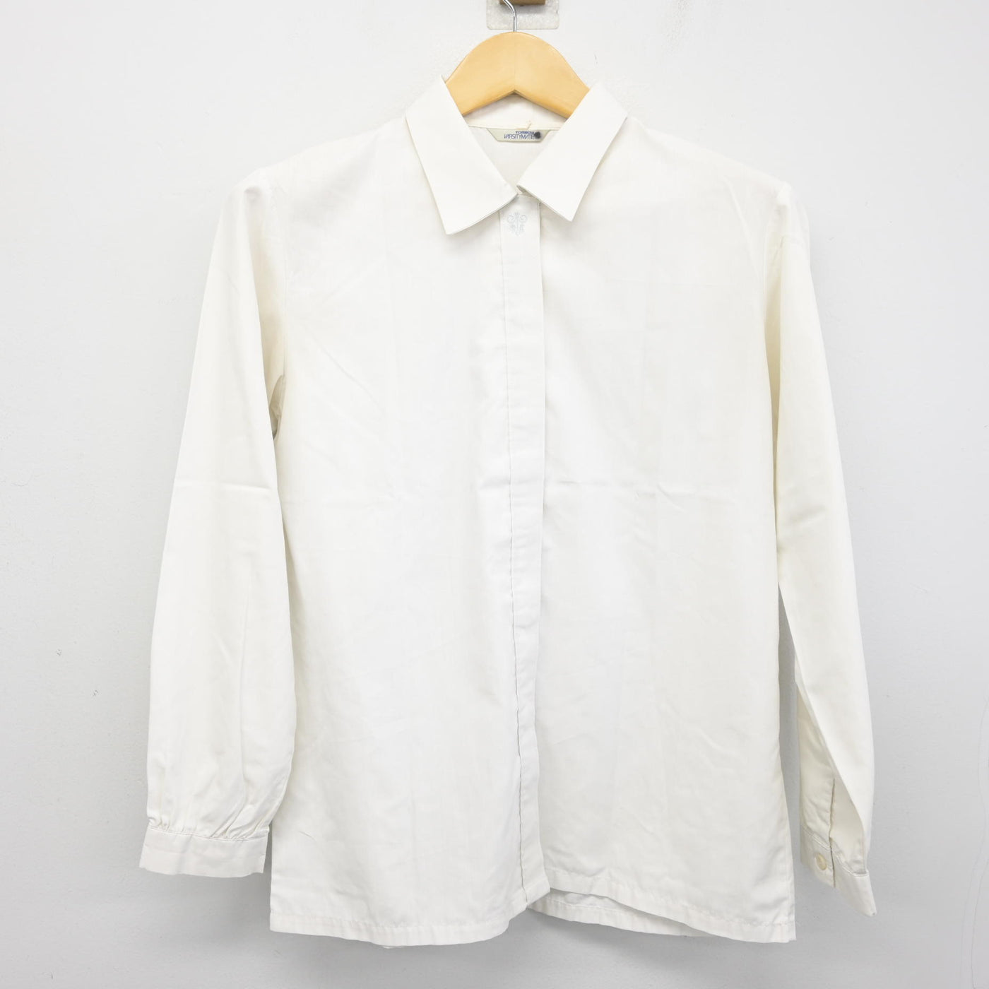 【中古】京都府 京都聖母学院高等学校 女子制服 3点 (ブレザー・ジャンパースカート・シャツ) sf100835