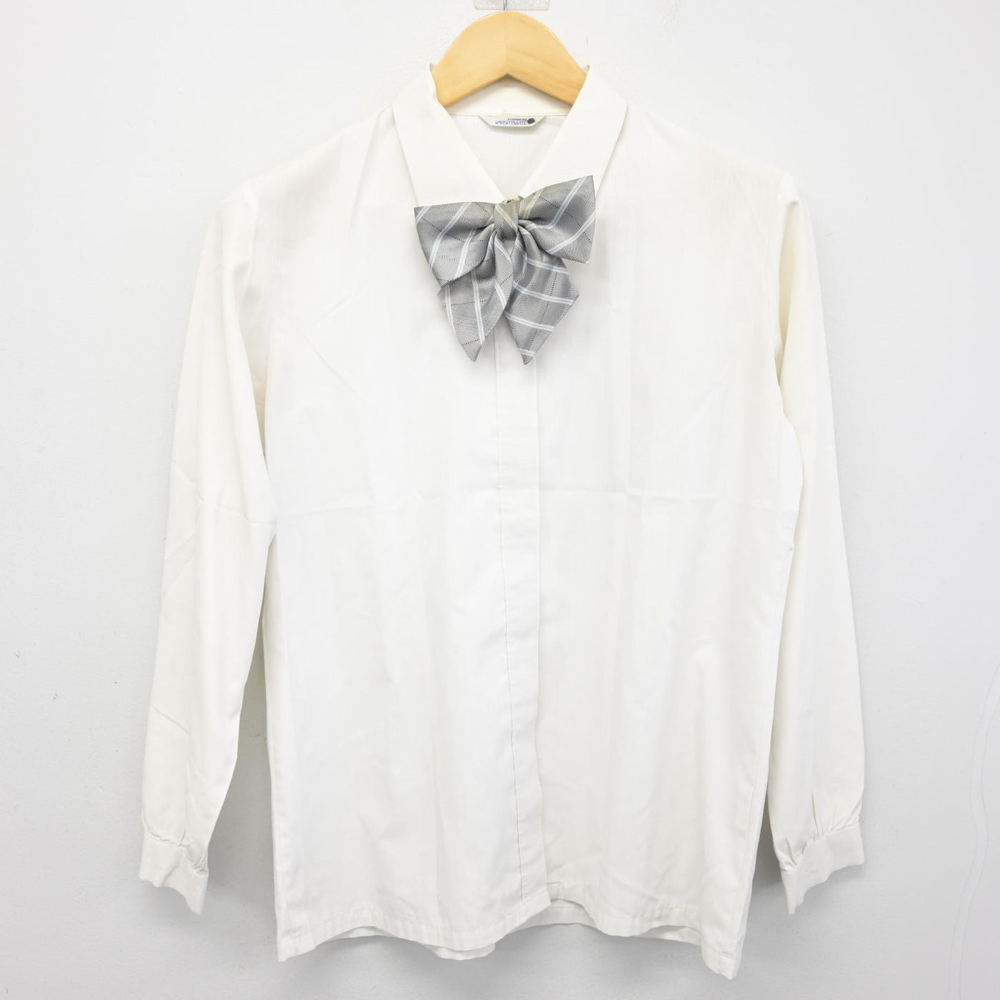 【中古】京都府 京都聖母学院高等学校 女子制服 4点 (ブレザー・ジャンパースカート・シャツ) sf100837