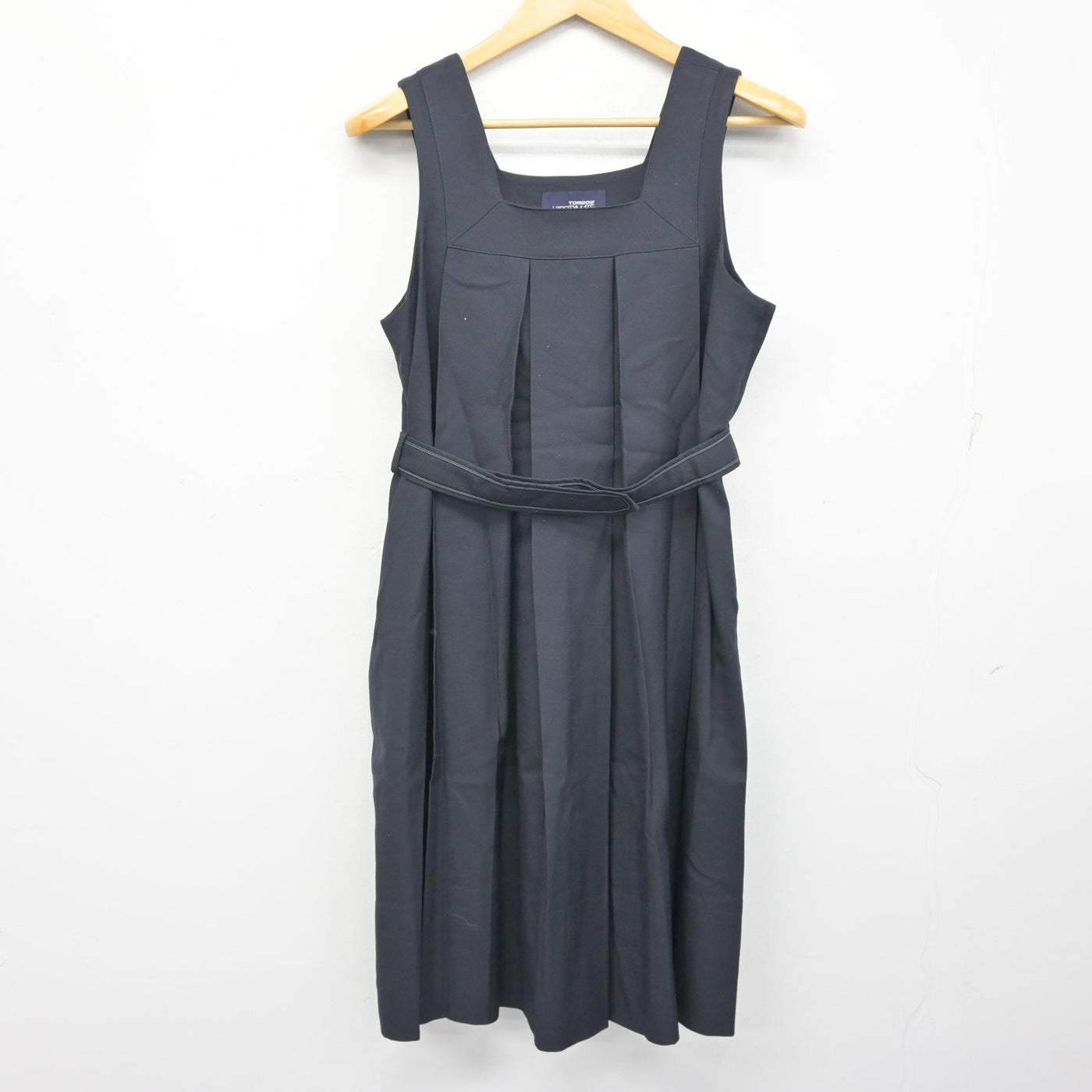 【中古】京都府 京都聖母学院高等学校 女子制服 4点 (ブレザー・ジャンパースカート・シャツ) sf100838