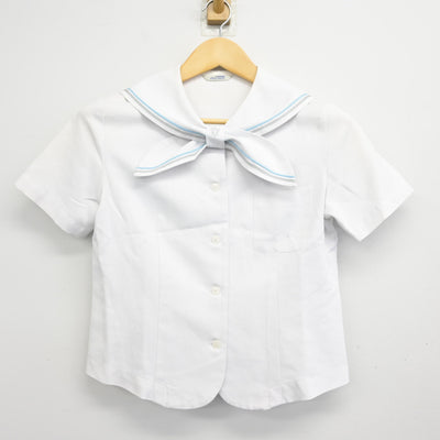 【中古】京都府 京都聖母学院高等学校 女子制服 2点 (セーラー服・スカート) sf100839