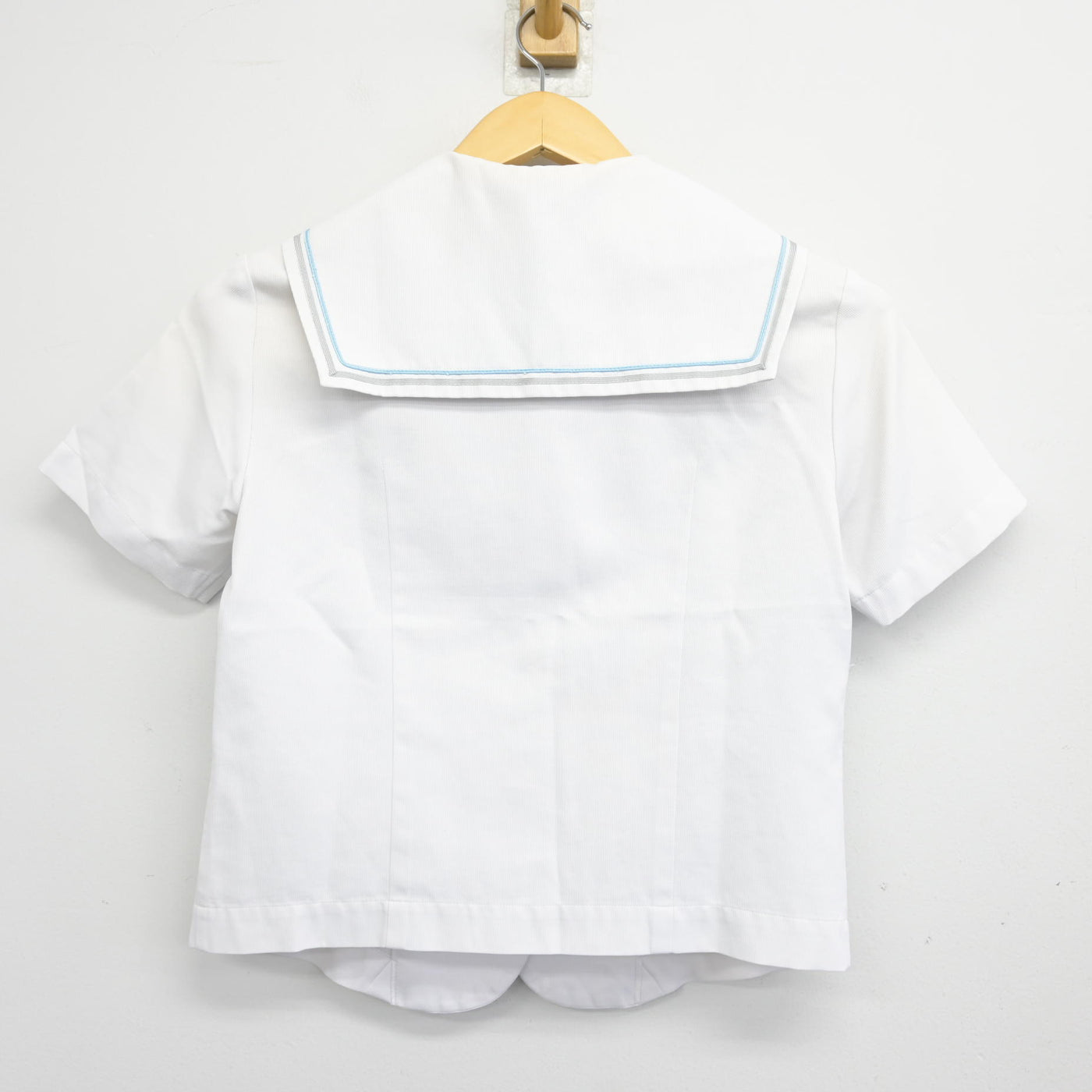 【中古】京都府 京都聖母学院高等学校 女子制服 2点 (セーラー服・スカート) sf100839