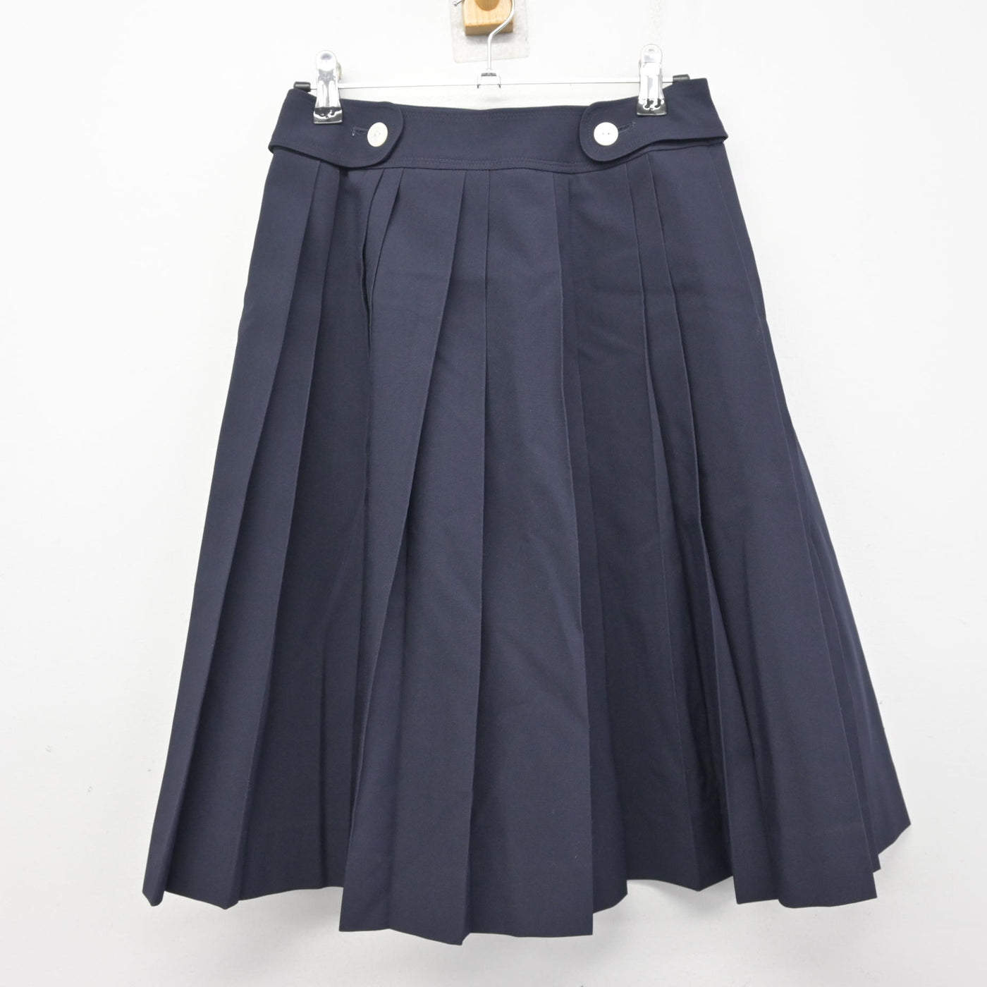 【中古】京都府 京都聖母学院高等学校 女子制服 2点 (セーラー服・スカート) sf100839