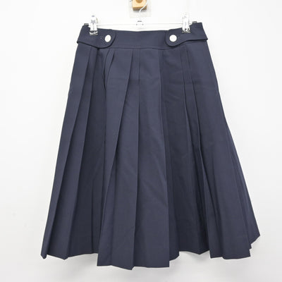 【中古】京都府 京都聖母学院高等学校 女子制服 2点 (セーラー服・スカート) sf100839