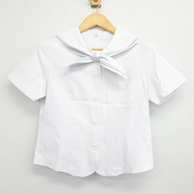 【中古】京都府 京都聖母学院高等学校 女子制服 2点 (セーラー服・スカート) sf100840