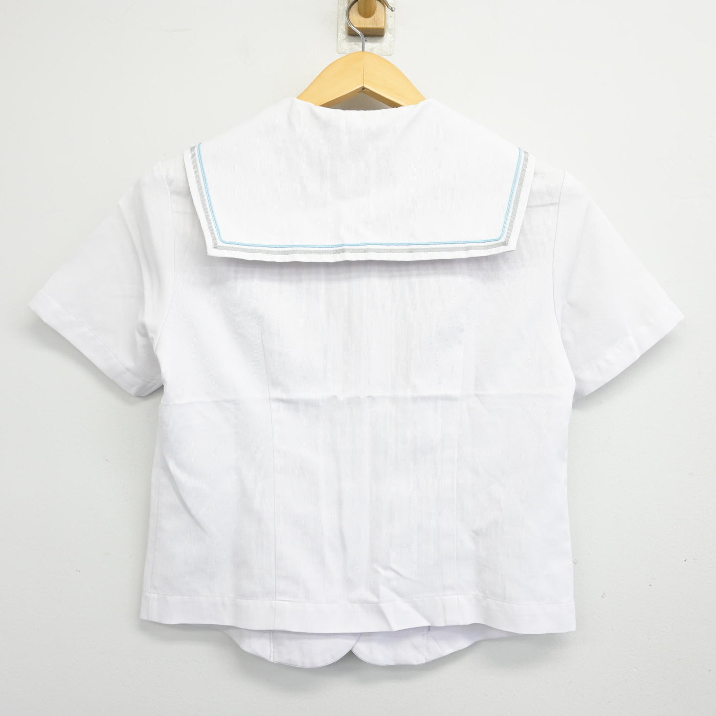 【中古】京都府 京都聖母学院高等学校 女子制服 2点 (セーラー服・スカート) sf100840