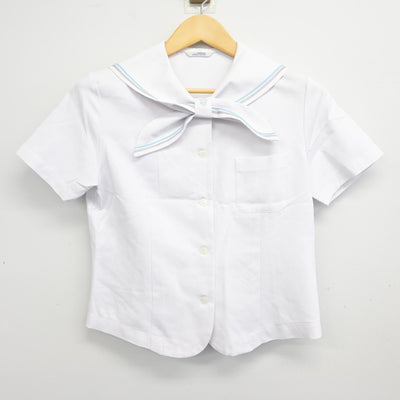 【中古】京都府 京都聖母学院高等学校 女子制服 3点 (セーラー服・スカート) sf100841