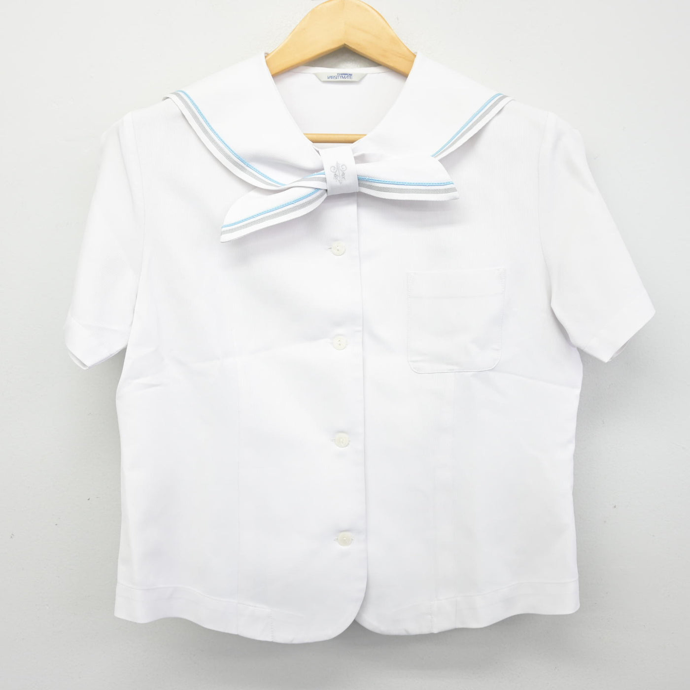 【中古】京都府 京都聖母学院高等学校 女子制服 2点 (セーラー服・スカート) sf100842