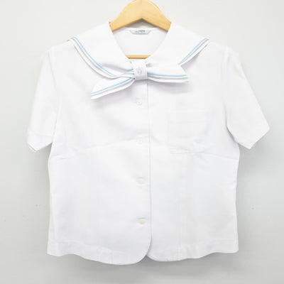 【中古】京都府 京都聖母学院高等学校 女子制服 2点 (セーラー服・スカート) sf100842