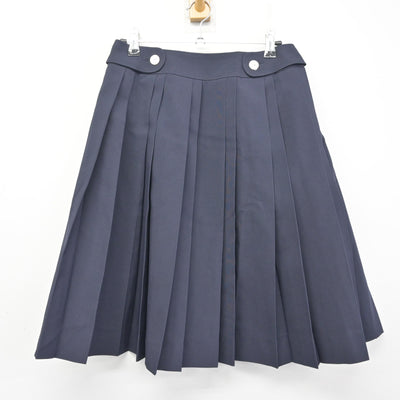 【中古】京都府 京都聖母学院高等学校 女子制服 2点 (セーラー服・スカート) sf100842