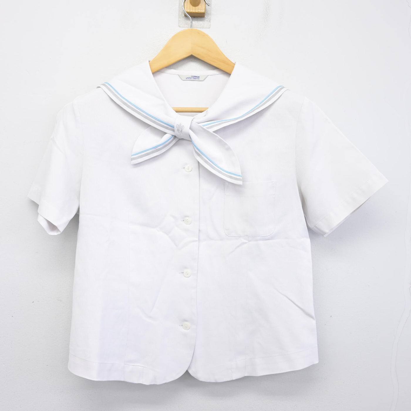 【中古】京都府 京都聖母学院高等学校 女子制服 2点 (ニット・セーラー服) sf100843