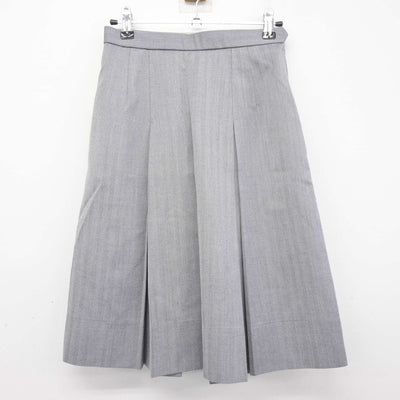 【中古】京都府 洛北中学校 女子制服 3点 (シャツ・スカート) sf100851